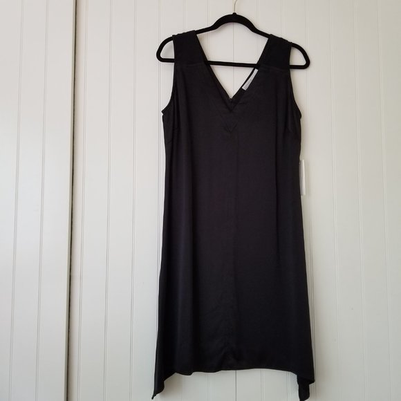 🆕 Nuthatch Black Silk Dress~L - Picture 3 of 15